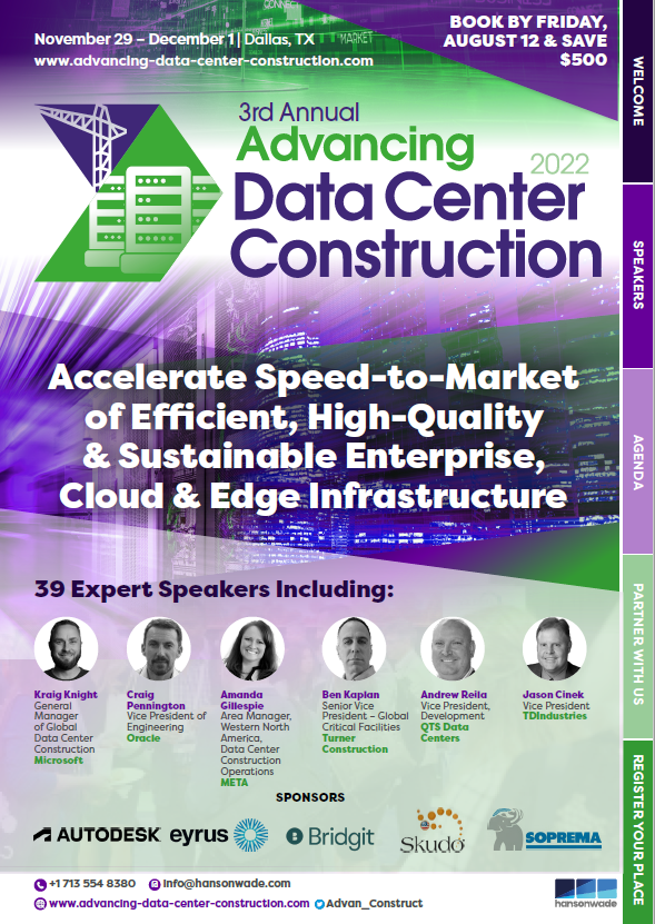 Brochure for Advancing Data Center Construction