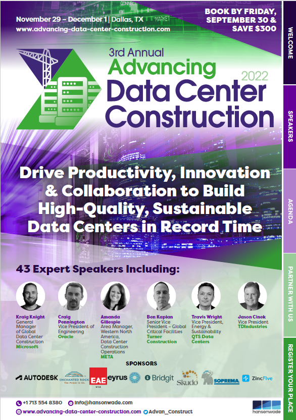 Full Event Guide - Advancing Data Center Construction 2022