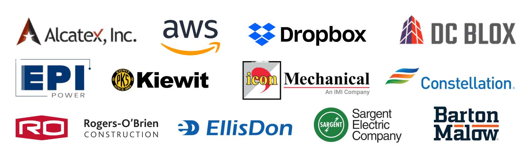 Data Center speaking companies collage